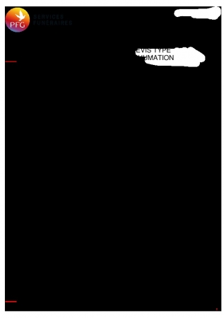 DEVIS TYPE INHUMATION