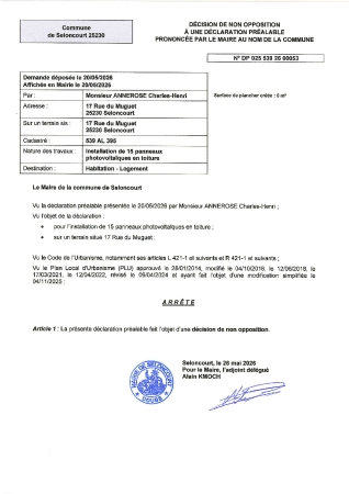 DP 26 00053 ANNEROSE Charles-Henri